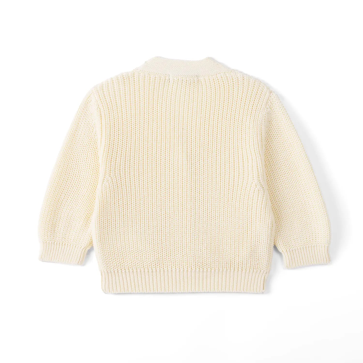 Classic Cardigan with Pockets in Cream