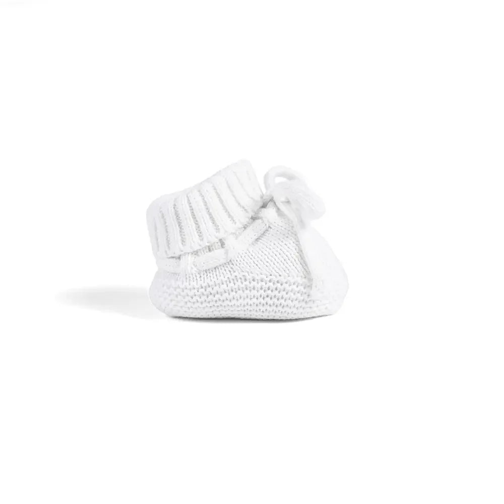 Knitted Booties in White